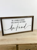 In a World Sign