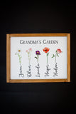 Grandma’s Garden Custom Sign