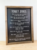 Toilet Jokes Bathroom Sign