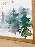 It's The Most Wonderful Time Watercolor