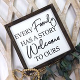 12x12 Every Family Has A Story