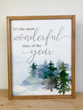 It's The Most Wonderful Time Watercolor