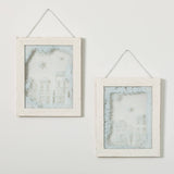 Winter Village Framed Wall Decor